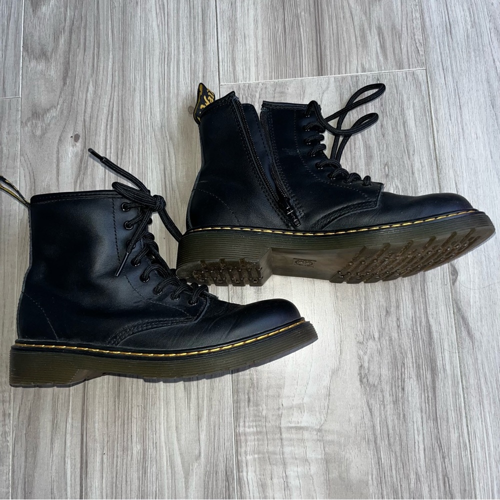 Dr. Martens Black Lace-Up Ankle Boots